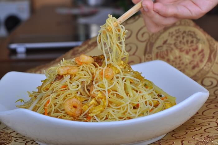 Singapore Fried Rice Noodles